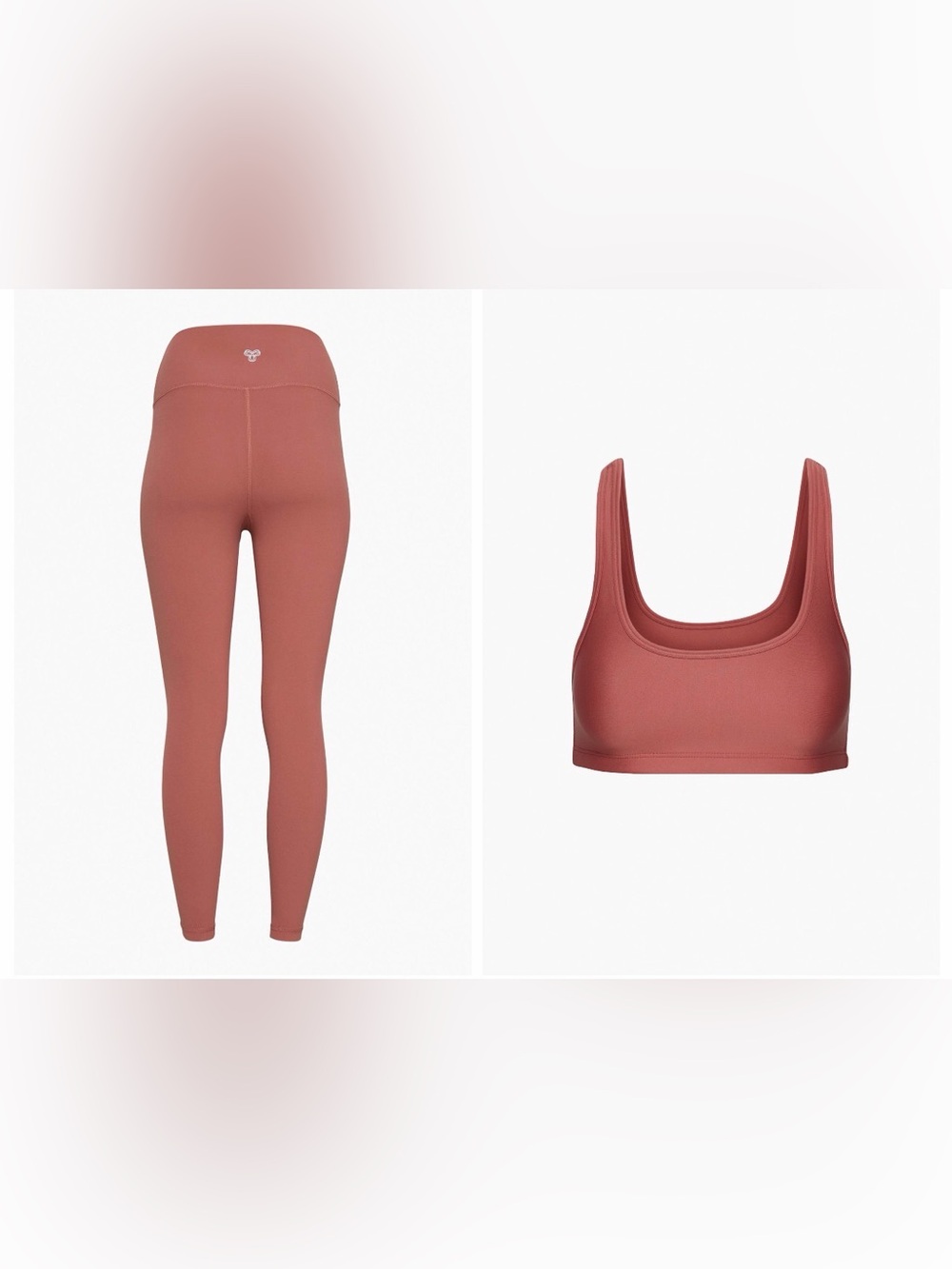 Aritzia TNAButter Matching Set In Mauve Color Size Small/Large